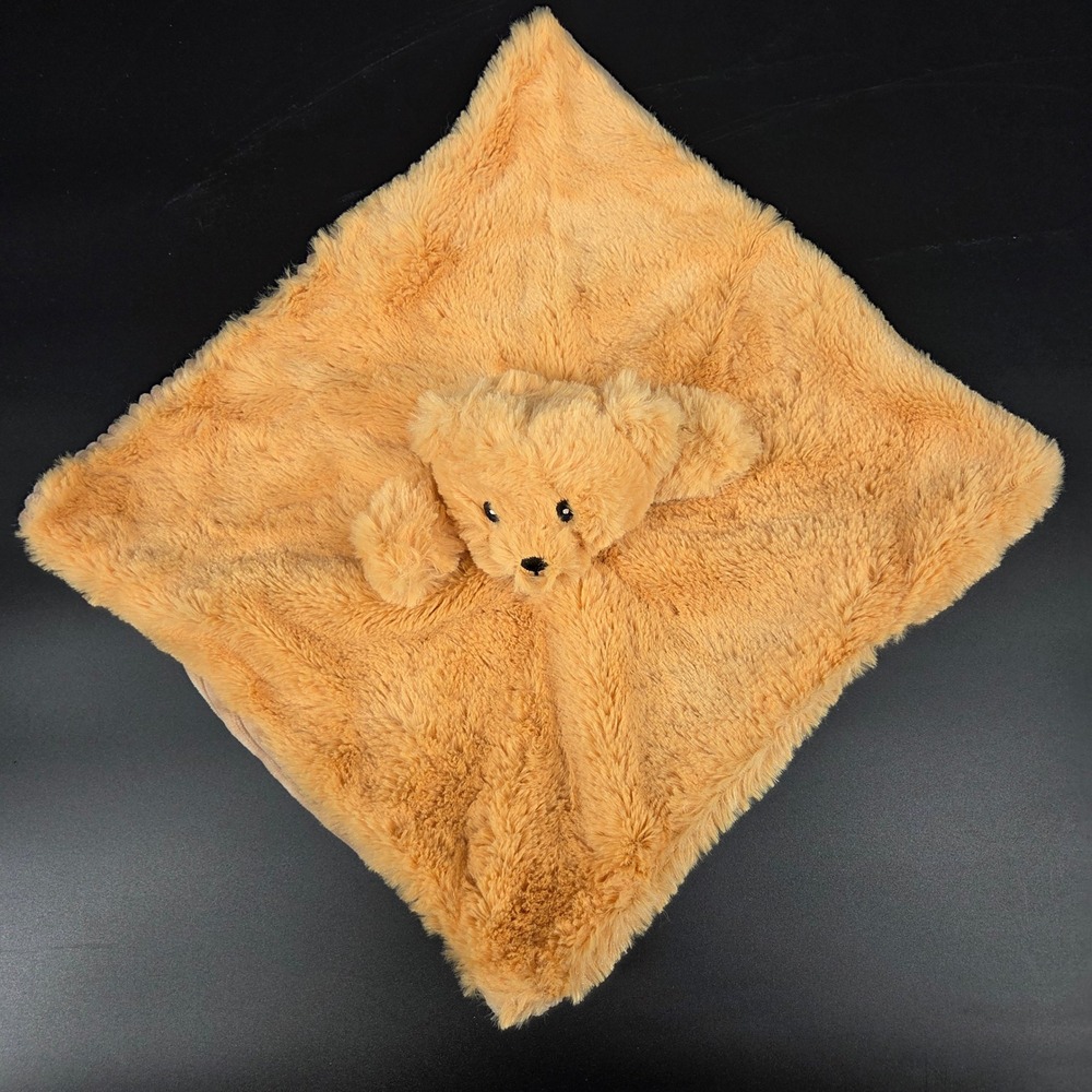 Baby Teddy Bear Lovey Security Blanket Plush Stuffed Animal Snuggler